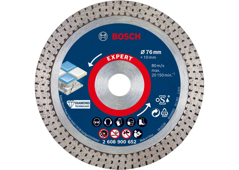 Diamentowa tarcza tnącam 76x1,5x10mm Bosch EXPERT HardCeramic 76mm