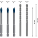 Zestawmieszany wierteł 6mm, 5szt. Bosch EXPERT HEX-9 HardCeramic
