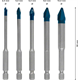 Zestaw wierteł 4/5/6/8/10mm, 5szt. Bosch EXPERT HEX-9 HardCeramic