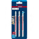 Brzeszczot do wyrzynarki, 3szt. Bosch EXPERT Multi Material T 367 XHM