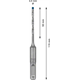 Wiertło udarowe 3,5x50x115mm Bosch EXPERT SDS plus-7X