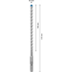 Wiertło udarowe 9x150x215mm Bosch EXPERT SDS plus-7X