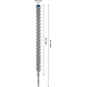 Wiertło udarowe 25x950x1000mm Bosch EXPERT SDS plus-7X