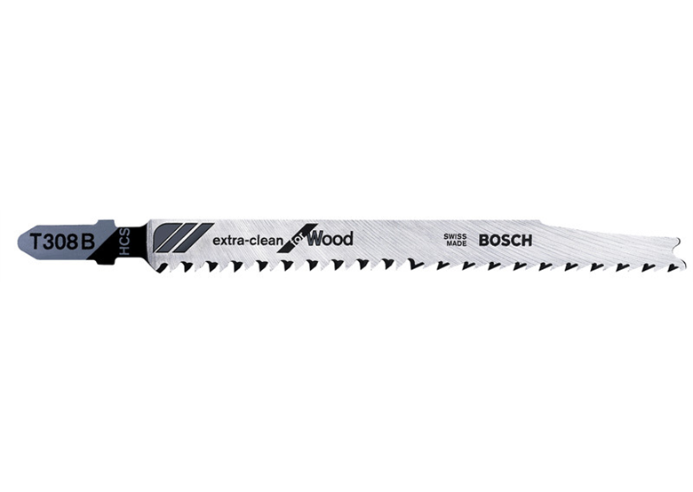 Brzeszczot do wyrzynarek T 308 B, 3szt. Bosch Extra-clean for Wood