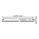 Szyna prowadząca Bosch FSN 2100