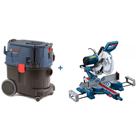 Odkurzacz przemysłowy Bosch GAS 35 L AFC + Ukośnica Bosch GCM 254 D
