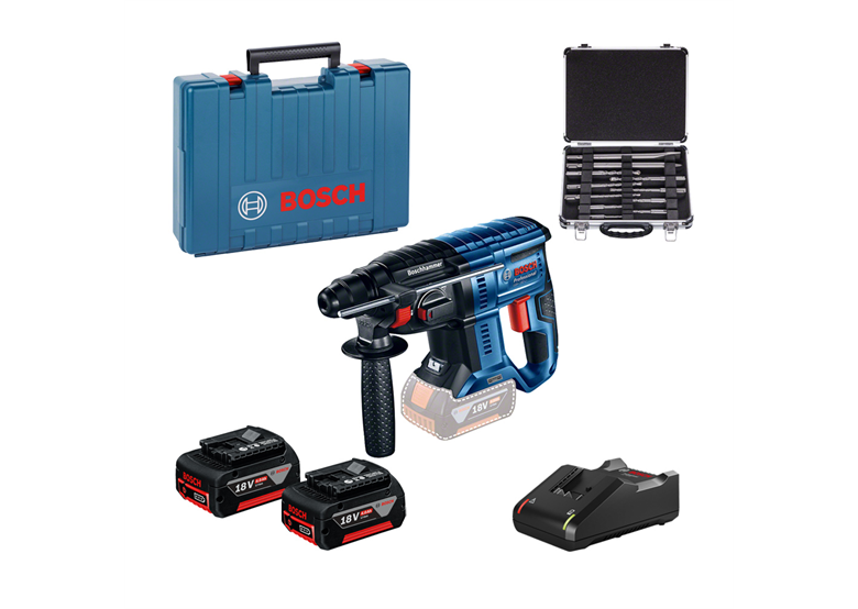 Młotowiertarka z zestawem wierteł SDS Plus Bosch GBH 180-LI