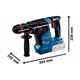 Młotowiertarka Bosch GBH 187-LI 2x5.0Ah
