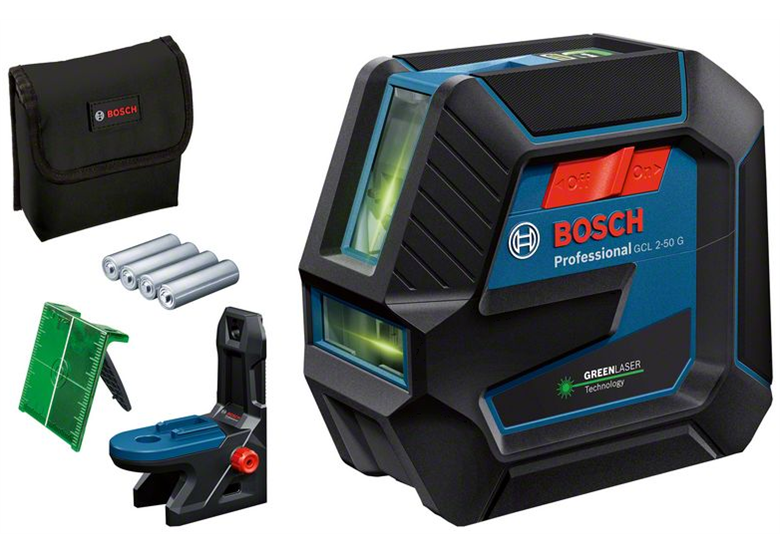 Laser liniowo-punktowy Bosch GCL 2-50 G