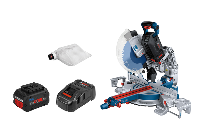 Ukośnica Bosch GCM 18V-305 GDC 2x5,5Ah