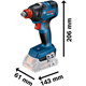 Klucz udarowy Bosch GDX 18V-200