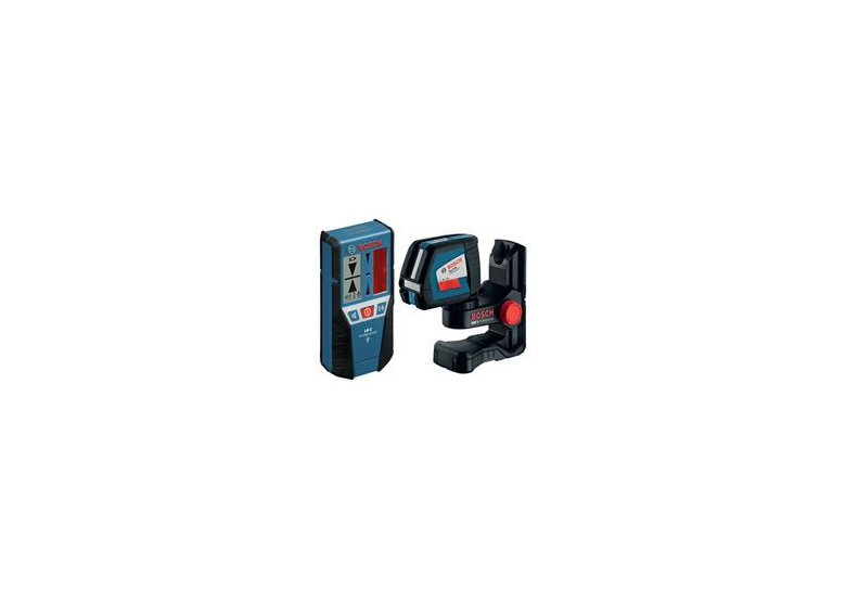 Laser krzyżowy Bosch GLL 2-50 + LR2 + BM1