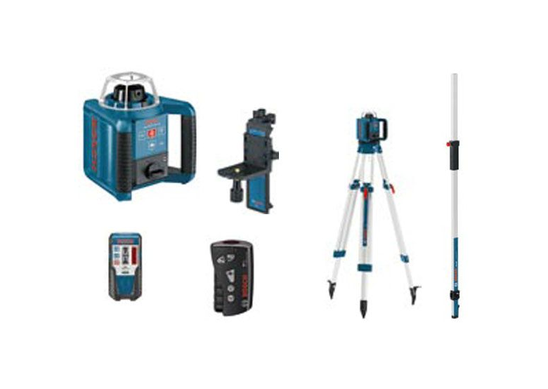 Laser obrotowy  + LP1+RC1+WM4+BT300HD+GR240 Bosch GRL 150 HV
