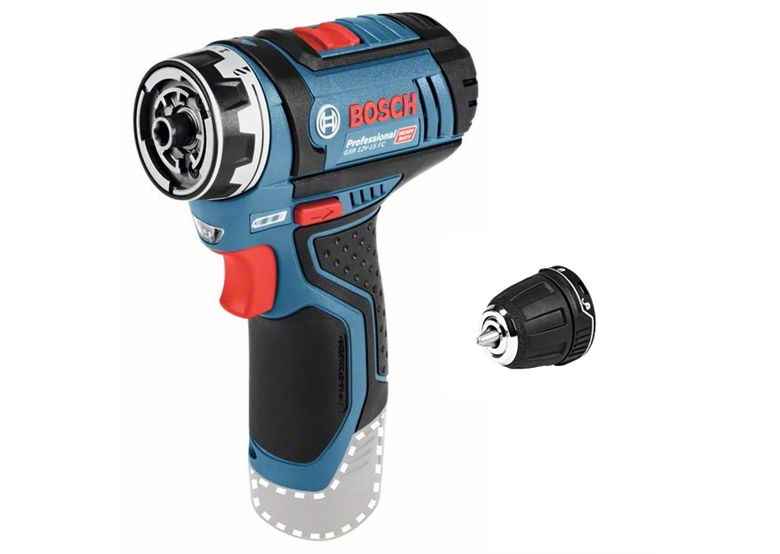 Wiertarko-wkrętarka Bosch GSR 12V-15 + GFA 12-B