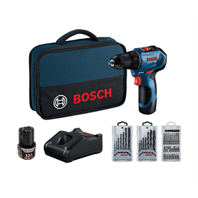 Wiertarko-wkrętarka z osprzętem Bosch GSR 12V-30