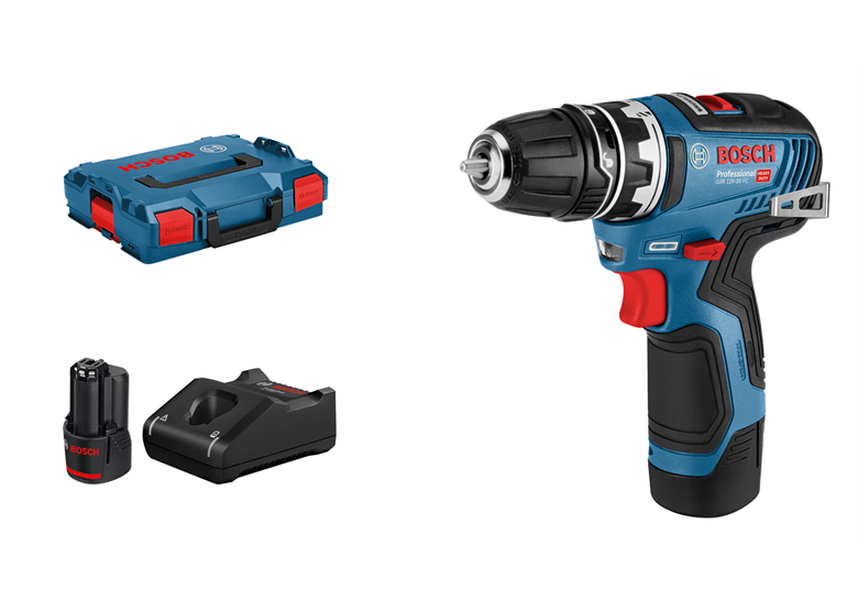 Wiertarko-wkrętarka Bosch GSR 12V-35 FC 2x3.0Ah