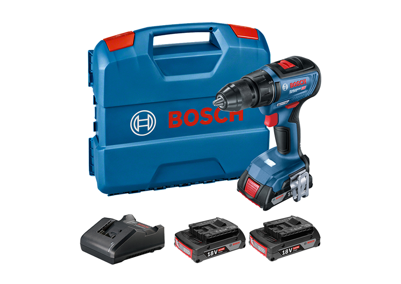 Wiertarko-wkrętarka Bosch GSR 18V-50 3x2.0Ah