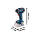 Wiertarko-wkrętarka z wymienną głowicą Bosch GSR 18V-90 FC