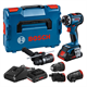 Wiertarko-wkrętarka z wymienną głowicą Bosch GSR 18V-90 FC, GFA 18-M, GFA 18-E, GFA 18-W, GFA 18-H 2x4.0Ah