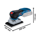 Szlifierka oscylacyjna Bosch GSS 18V-13 L-BOXX 136