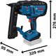 Sztyfciarka Bosch GTH 18V-38 M L-BOXX 238