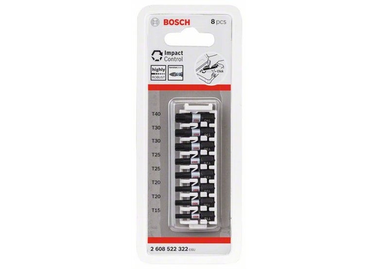 8-częściowy zestaw końcówek wkręcających Bosch Impact Control