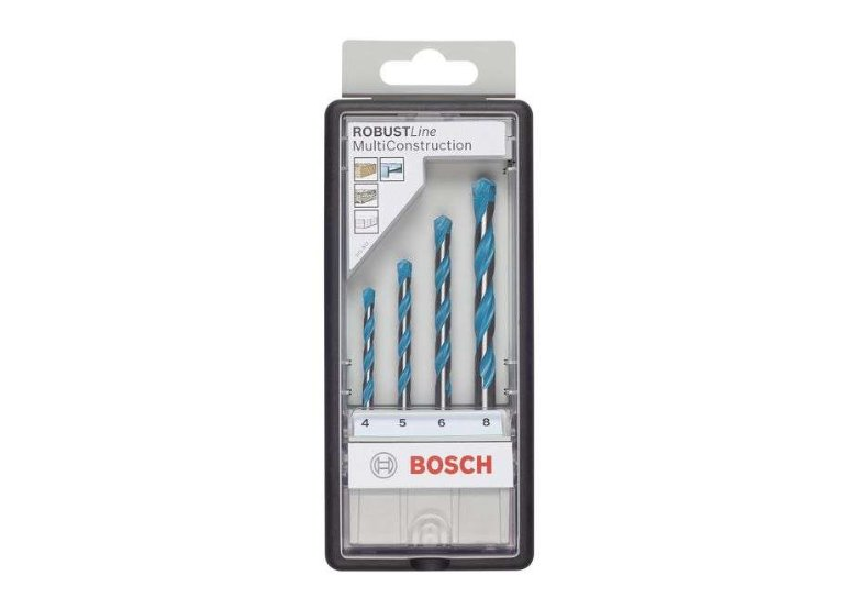 Wiertła uniwersalne 4szt. Bosch Multiconstruction