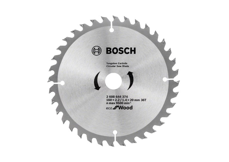 Piła zębata do cięcia drewna 160x20mm Z36 Bosch Optiline ECO Wood