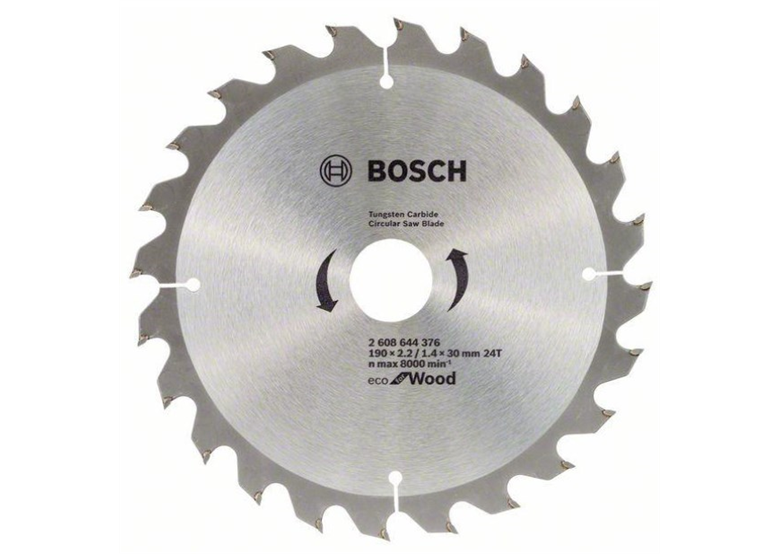 Piła zębata do cięcia drewna 190x30mm Z24 Bosch Optiline ECO Wood