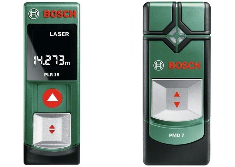 Zestaw pomiarowy Bosch PLR15 i PMD7