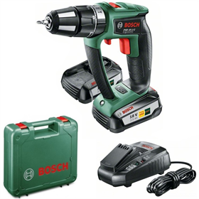 Wiertarko-wkrętarka Bosch PSB 18 LI-2 Ergonomic 2x2.5Ah