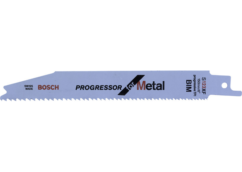 Brzeszczot do piły szablastej S 123 XF Progressor for Metal 100sztuk Bosch S 123 XF