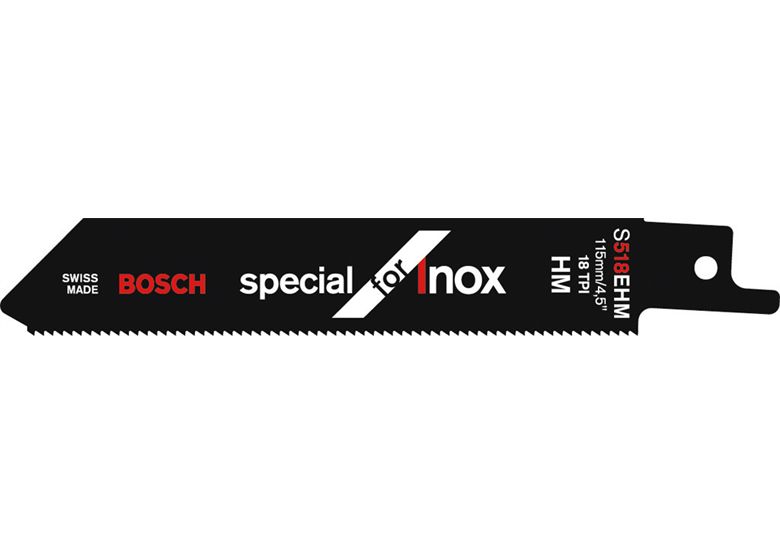 Brzeszczot do piły szablastej  Special for Inox Bosch S 518 EHM