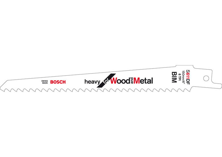 Brzeszczot do piły szablastej  Heavy for Wood and Metal Bosch S 611 DF