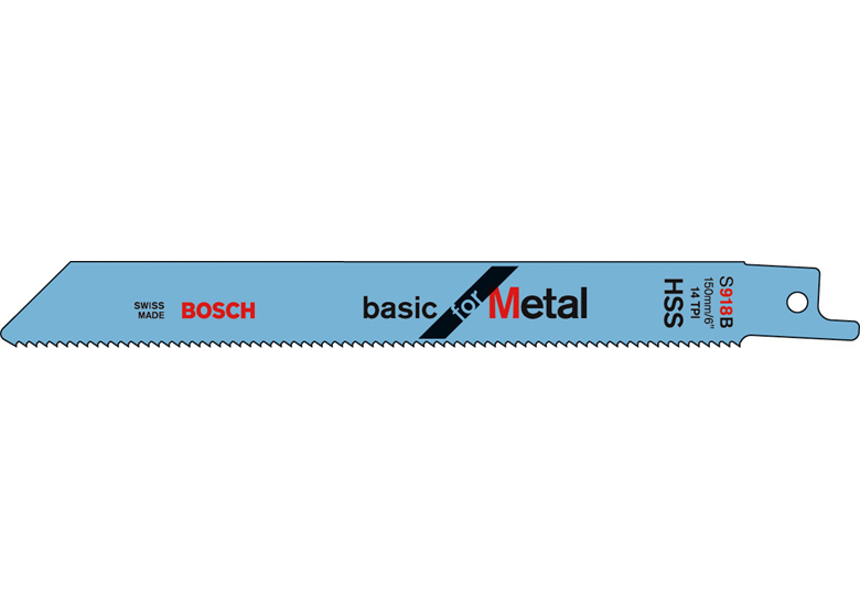 Brzeszczot do piły szablastej Basic for Metal, 5szt. Bosch S 918 BF