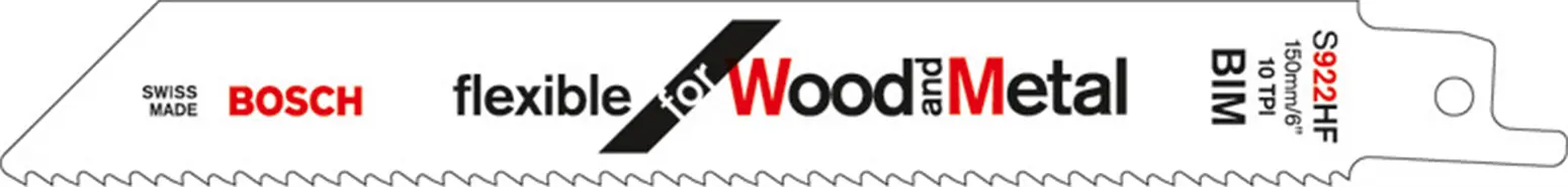 Brzeszczot do piły szablastej Flexible for Wood and Metal Bosch S 922 HF