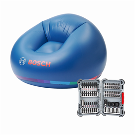 Zestaw akcesoriów + fotel dmuchany Bosch SDB-Set+Football-S