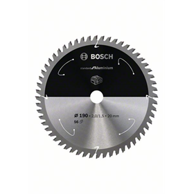 Tarcza do ukośnicy 190x20mm, 56 Bosch Standard for Aluminium