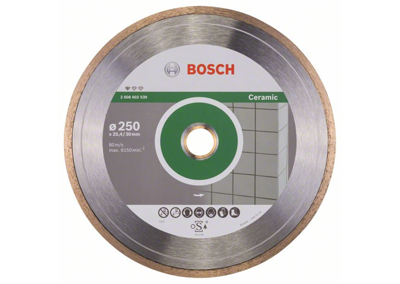 Diamentowa tarcza tnąca 250mm Bosch Standard for Ceramic