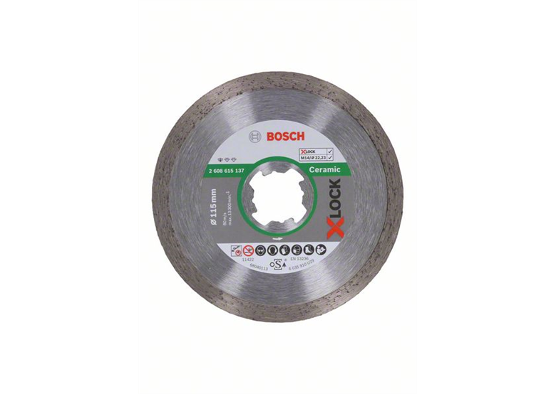 Tarcza diamentowa X-Lock 115mm Bosch Standard for Ceramic