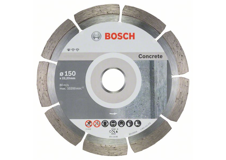 Diamentowa tarcza tnąca 150x22,23x2mm, 10szt. Bosch Standard for Concrete