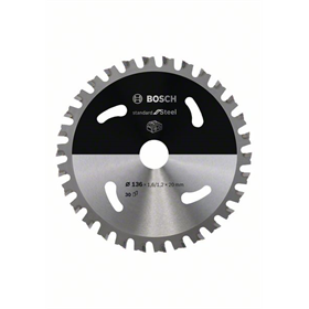 Piła zębata 136x20mm, 30 Bosch Standard for Steel