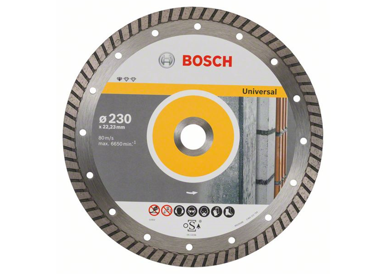 Diamentowa tarcza tnąca 230x22,23x2,5mm, 10szt. Bosch Standard for Universal Turbo