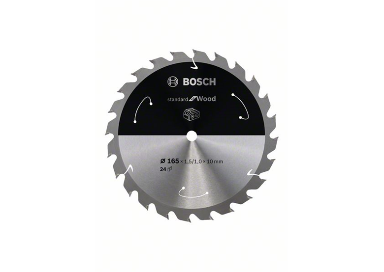 Piła zębata 165x10mm, 24 Bosch Standard for Wood