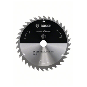 Piła zębata 165x20mm, 36 Bosch Standard for Wood