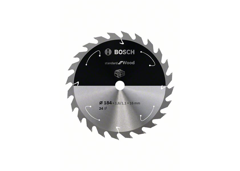 Tarcza do pilarki stołowej 184x16mm, 24 Bosch Standard for Wood