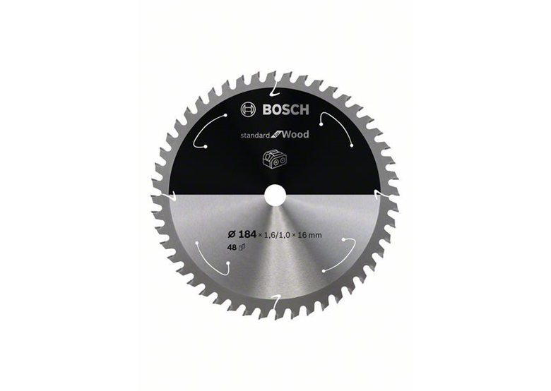 Tarcza do ukośnicy 184x16mm, 48 Bosch Standard for Wood