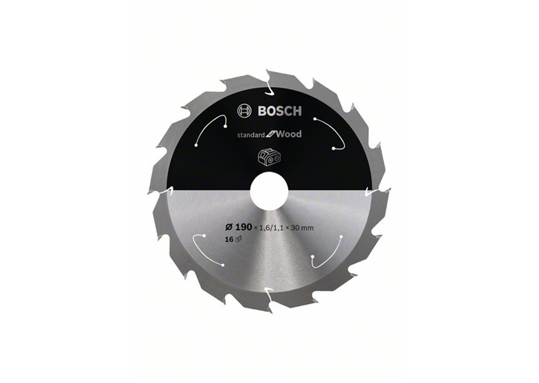 Piła zębata 190x30mm, 16 Bosch Standard for Wood