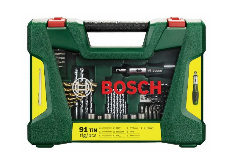 Zestaw osprzętu 91 szt. Bosch V-Line SET TITANIUM