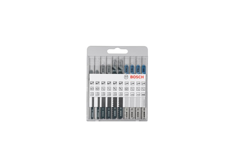 Brzeszczoty 10szt Bosch X-PRO LINE JSB SET "BASIC FOR WOOD